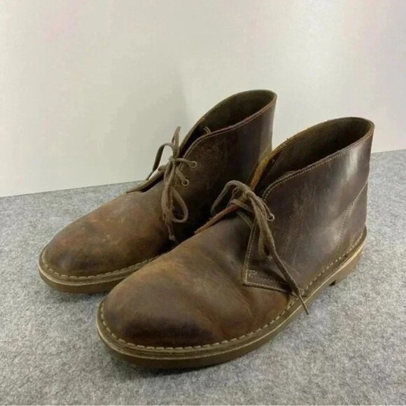 Clarks Original Desert Boot - Leather Lace Up Chuck Shoes Ankle Boot Men’s 10.5 - Picture 3 of 14